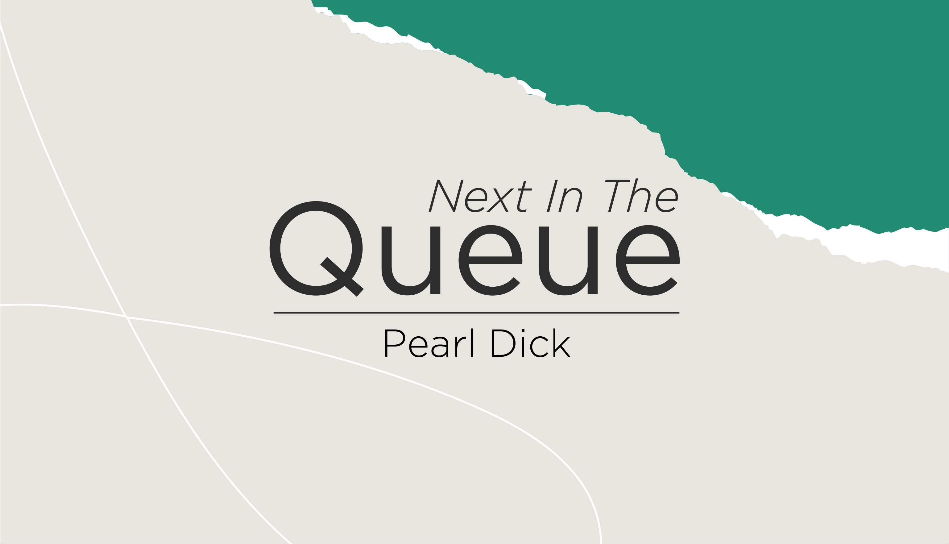 blog post cover graphic for The Queue featuring Pearl Dick