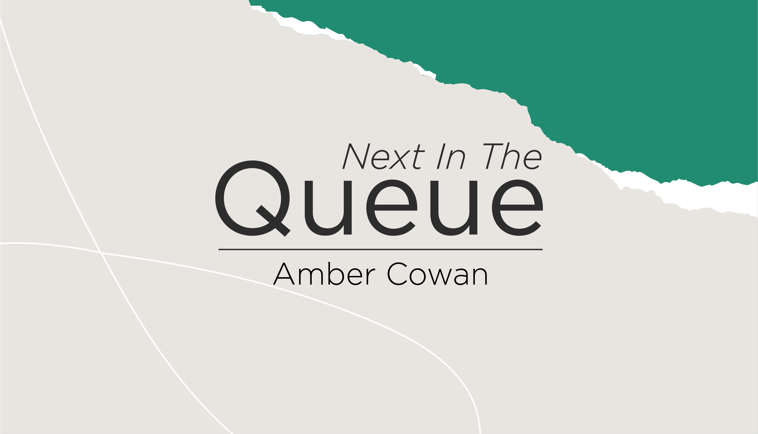 blog post cover graphic for The Queue featuring Amber Cowan